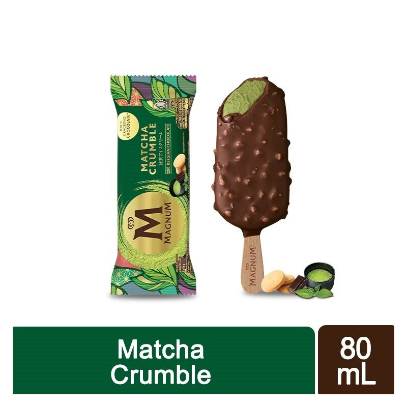 Magnum Matcha Crumble Ice Cream Stick 80mL