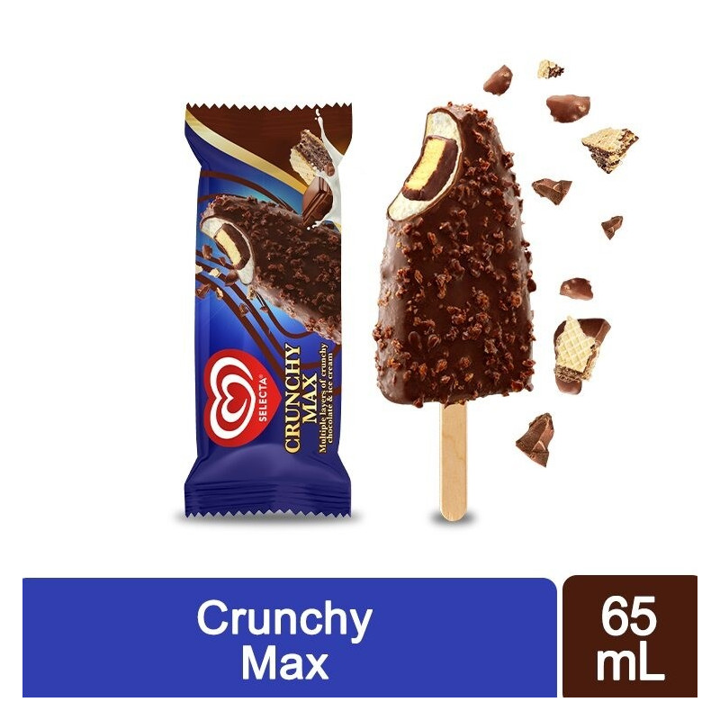 Selecta Crunchy Max Ice Cream Stick 65mL
