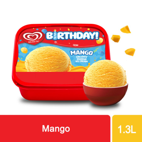 Selecta Birthday Mango Ice Cream 1.3L