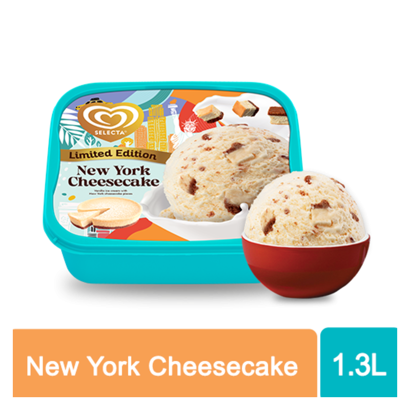 Selecta New York Cheesecake Ice Cream 1.3L