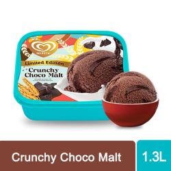 Selecta Crunchy Choco Malt Ice Cream 1.3L