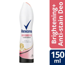 Rexona Women Deodorant Spray Advanced Brightening + Anti-Stain 150ml