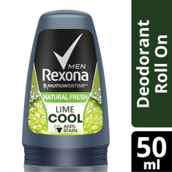 Rexona Men Deodorant Roll-On Natural Fresh Lime Cool 50ML