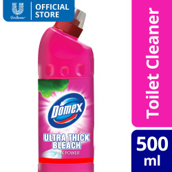 Domex Ultra Thick Bleach Toilet Cleaner Pink Power 500ML...