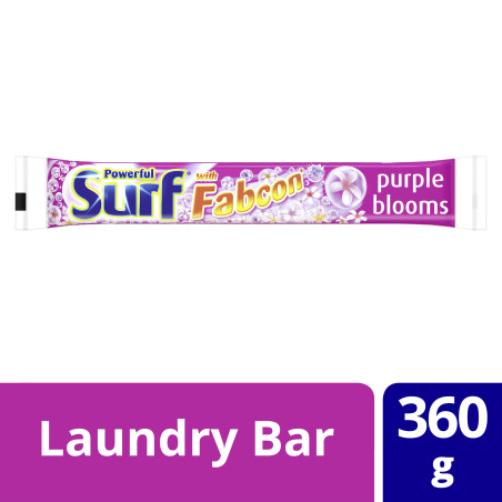 Surf Bar Detergent Purple Blooms 360G Long Bar