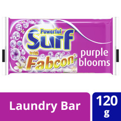 Surf Bar Detergent Purple Blooms 120G Jumbo Cut