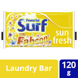 Surf Bar Detergent Sun Fresh 120G Jumbo Cut