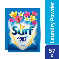 Surf Powder Detergent Tawas 57G Sachet