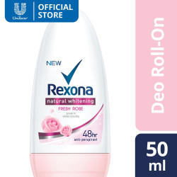 Rexona Women Deodorant Roll-On Natural Whitening Fresh Rose 50ML
