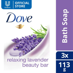 Dove Bar Relaxing Lavender 113G 3x